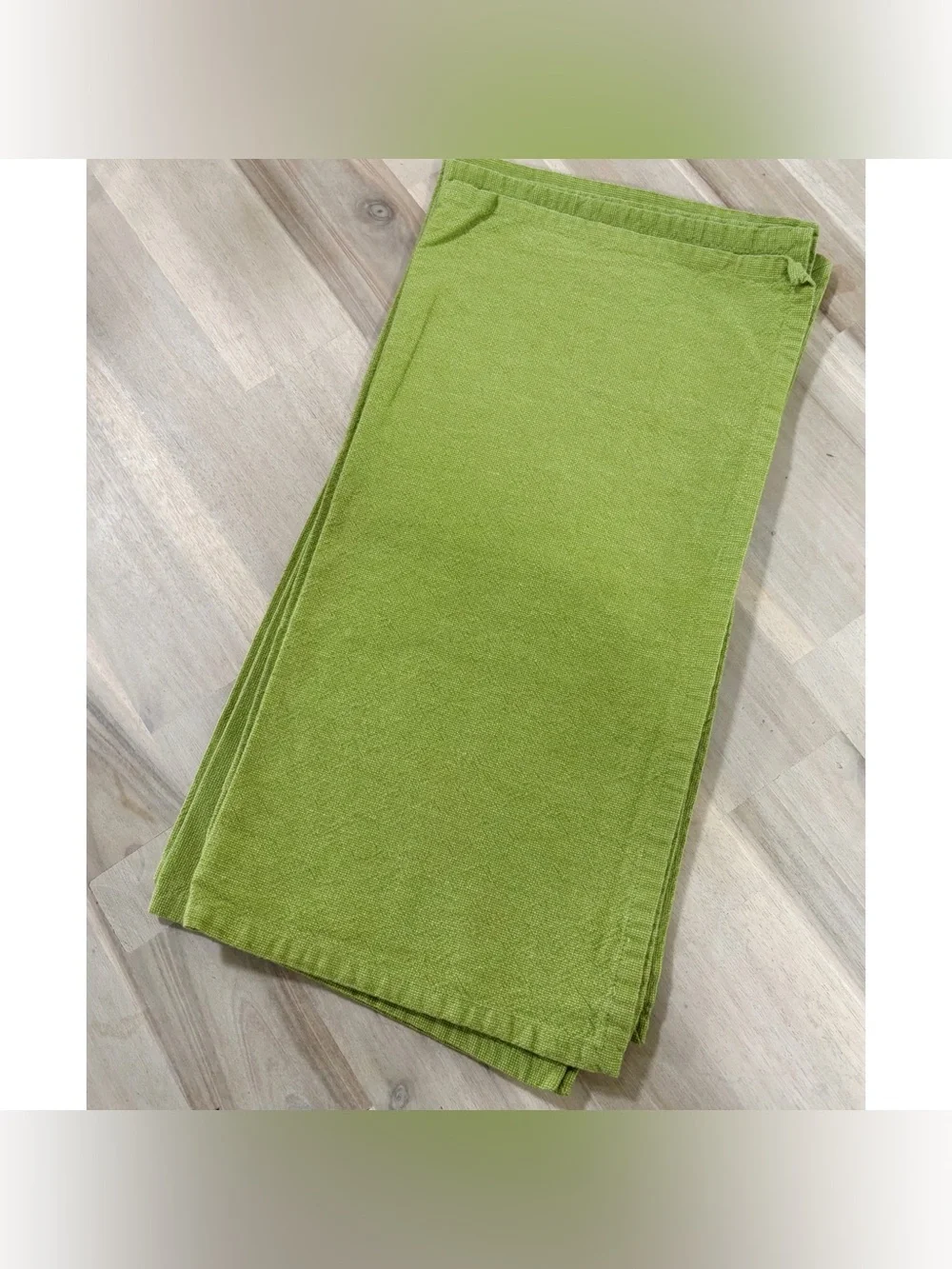 Pier 1 Set Of 5 Lime Green Cotton Napkins 19 X 19